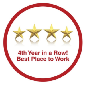 Best place to work badge